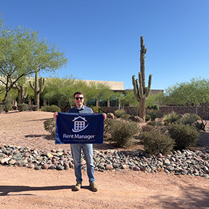 An employee at the Manufactured Housing Communities of Arizona Conference