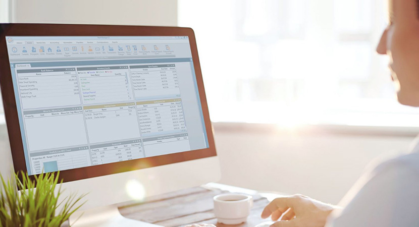 Person looking at their dashboard, ready to use our Rent Manager tips.