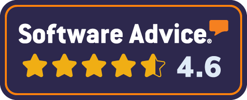 softwareadvice badge showing 4.6 stars